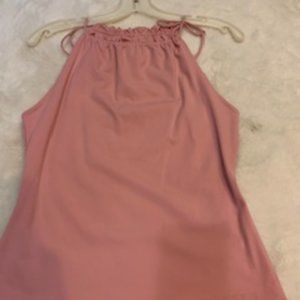 Susanna Monaco cotton/lycra dusty pink top